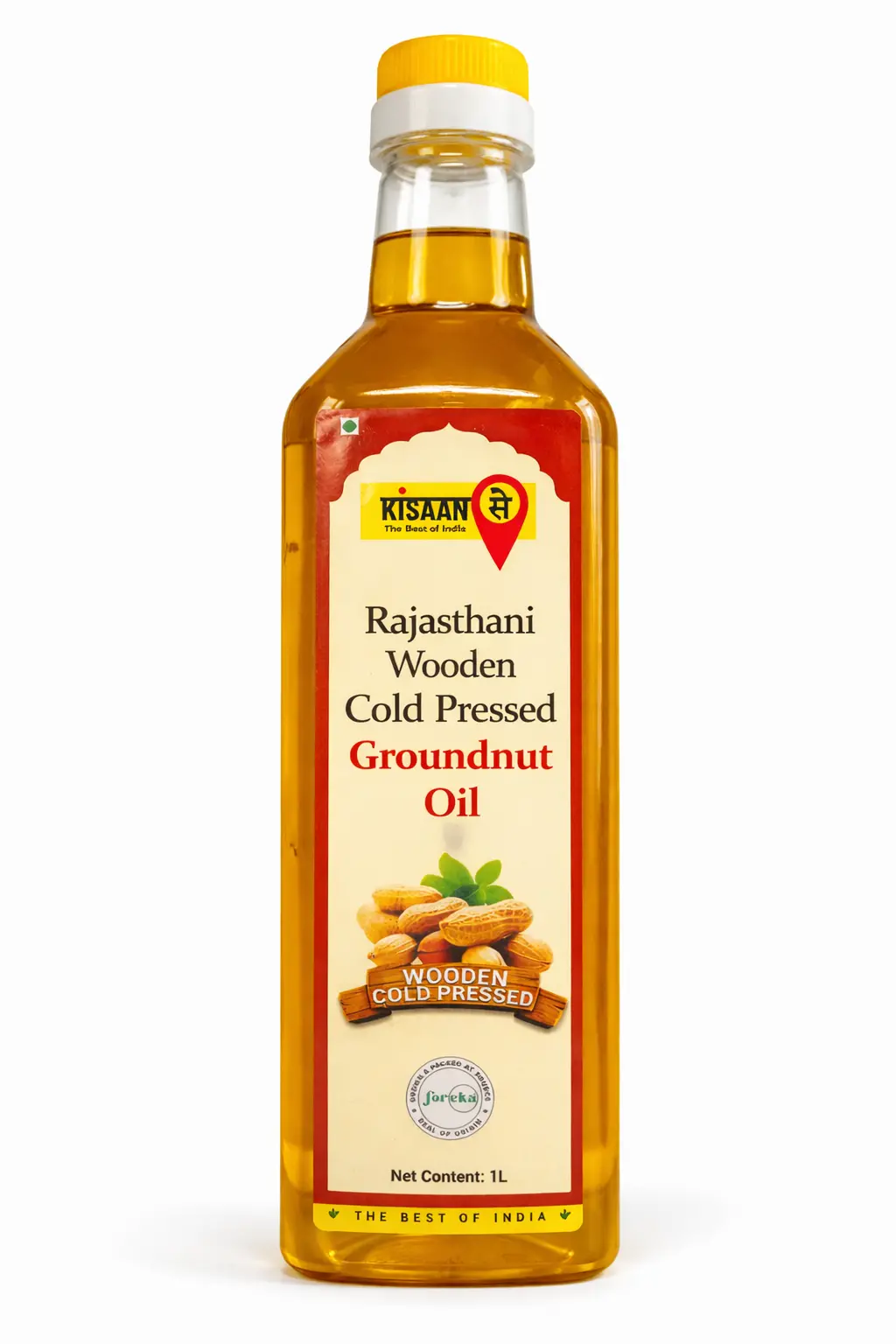 Kisaan Se Rajasthani Cold Pressed Groundnut Oil 1 L