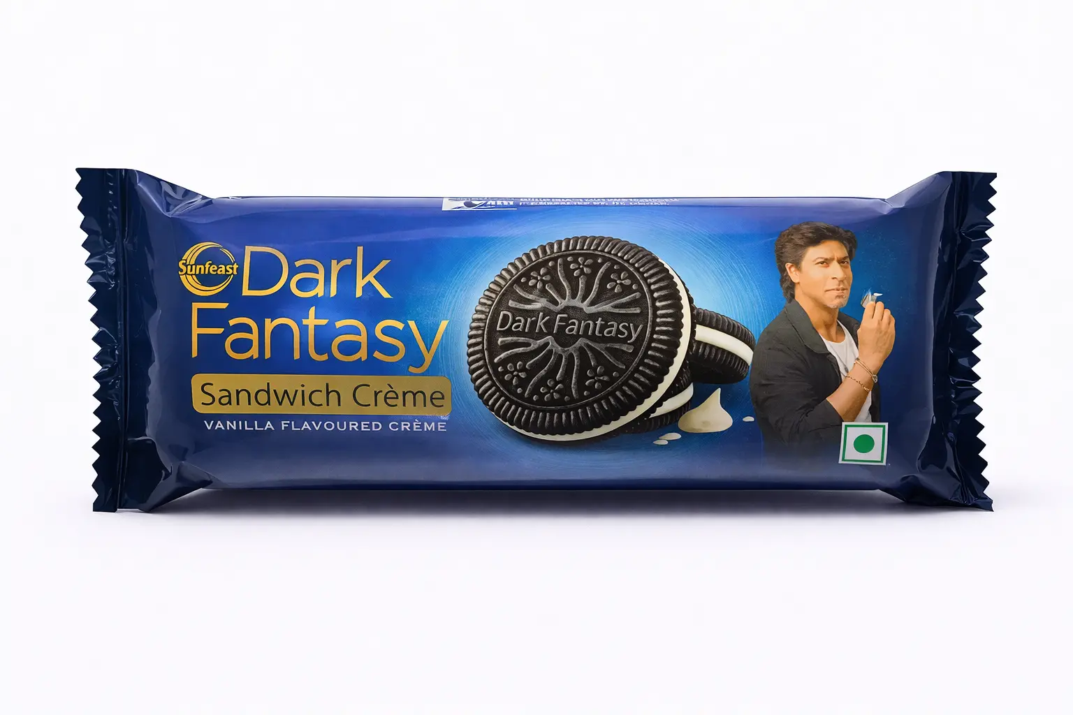 Sunfeast Dark Fantasy Vanilla Crème Sandwich Biscuit 79 gm