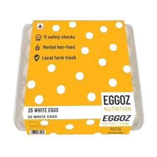 EGGOZ WHITE - 25PCS